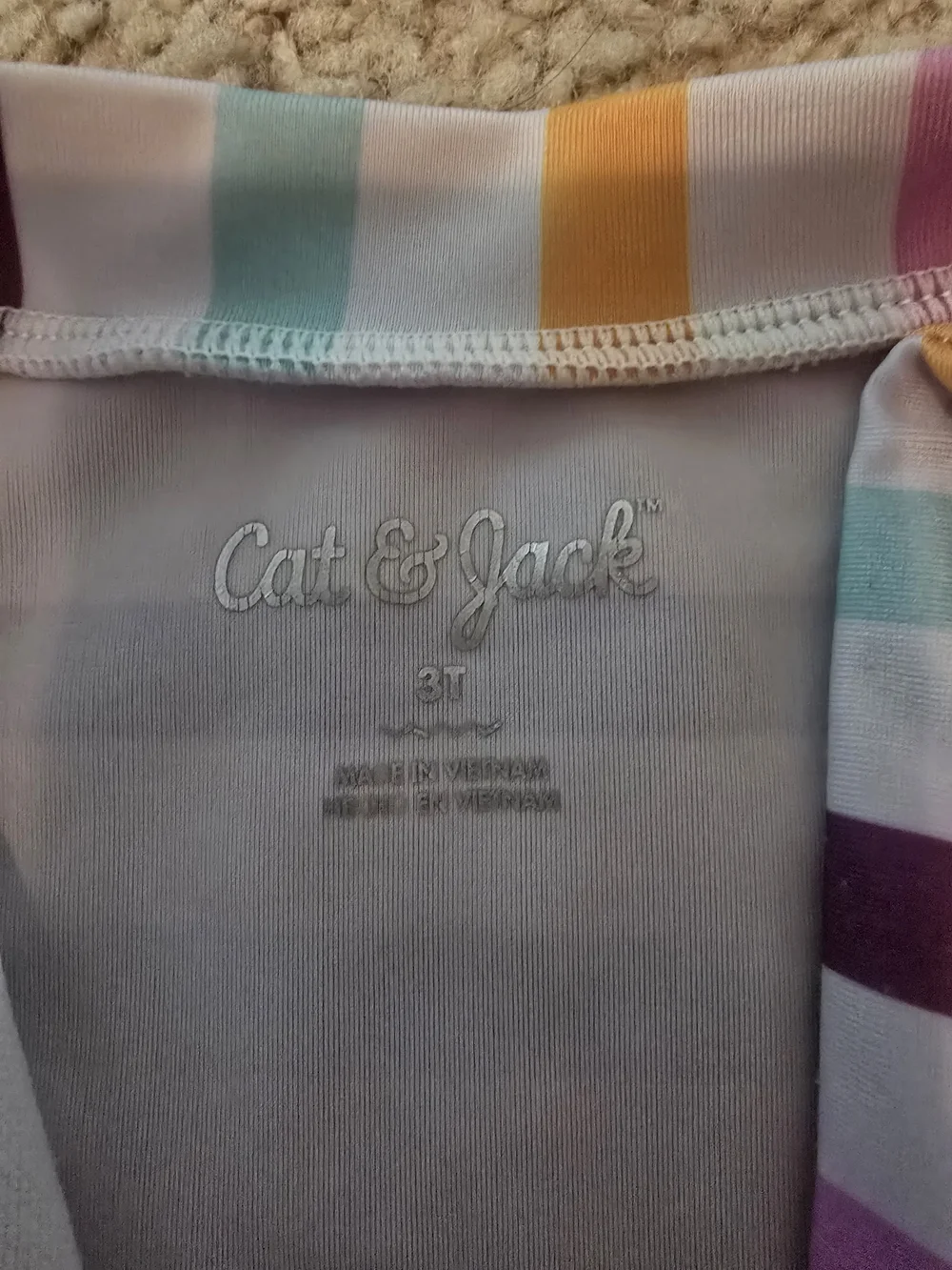 Cat & Jack Striped Swimsuit
